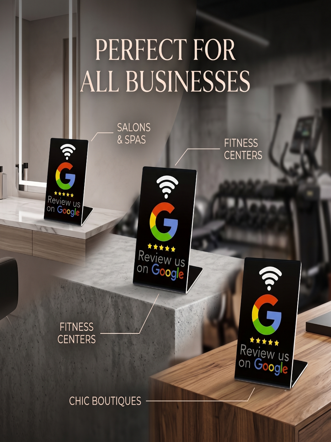 Borne NFC Tapzilla Google Review – Obtenez des avis 5 étoiles en 3 secondes